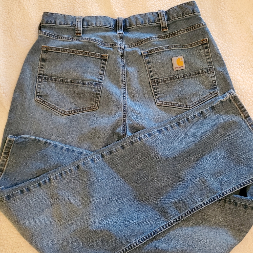 Mens Carhartt relaxed fit 34x34 jeans. In good condition - Picture 5 of 5